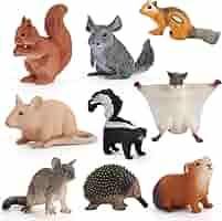 生き物フィギュアセットとペイントセット 楽天市場】特価【ワイルドアニマルズ 動物 フィギュア 10体
